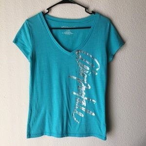 Teal Aeropostale tee